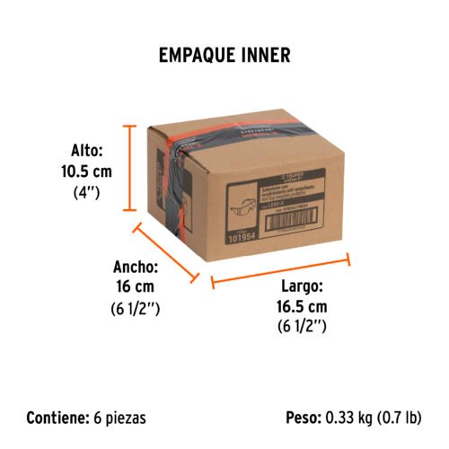 101954.3 101954 - Sobrelente de seguridad claros con antiempaño, Truper Expert
