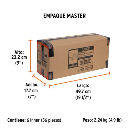 101954.4 101954 - Sobrelente de seguridad claros con antiempaño, Truper Expert