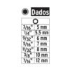 101961 - Juego de 14 dados magnéticos para taladro,Truper