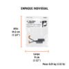 101984.2 101984 - Bolsa con 2 carbones de repuesto para RPLUS-6NX, TRUPER