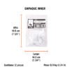 101985.3 101985 - Bolsa con 2 carbones de repuesto para RPLUS-4NX, TRUPER