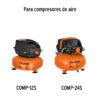 102066 - 1 pata de goma para compresores Grupo 7, Truper