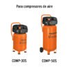 102066 - 1 pata de goma para compresores Grupo 7, Truper
