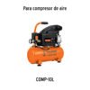 102067.2 102067 - Manómetro para compresores Grupo 1, Truper