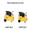 102068.3 102068 - Manómetro para compresores Grupo 2, Truper