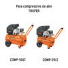 102083 - Tapón de aceite para compresores Grupo 8, Truper