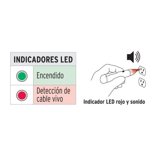 102141 - Probador de tensión sin contacto tipo pluma, Truper