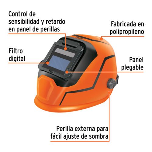 102228.1 102228 - Careta electrónica p/soldar,profesional,sombra 9 a 13,TRUPER