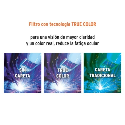 102228.4 102228 - Careta electrónica p/soldar,profesional,sombra 9 a 13,TRUPER