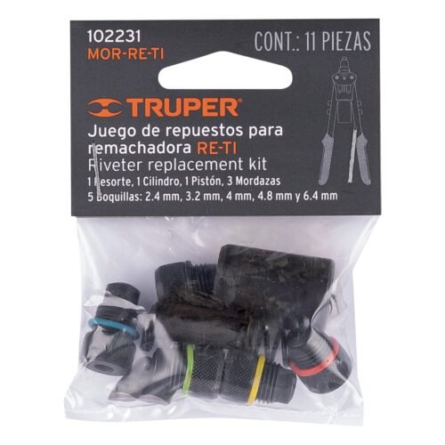 102231.2 102231 - Kit de refacciones y mordazas para remachadora RE-TI, Truper