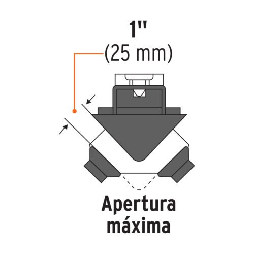 102234 - Juego de 2 prensas esquineras de 1", Truper