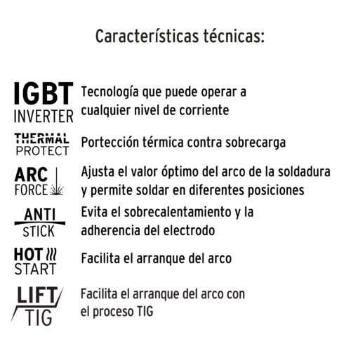 102236.1 102236 - Soldadora inversora 130A, 127V, TRUPER