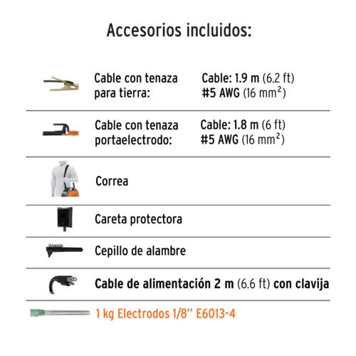 102236.3 102236 - Soldadora inversora 130A, 127V, TRUPER