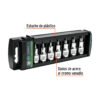 102237 - Juego de 7 dados cuadro 1/2" punta torx, Truper