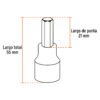 102239 - Juego de 7 dados cuadro 1/2" punta hexagonal std, Truper