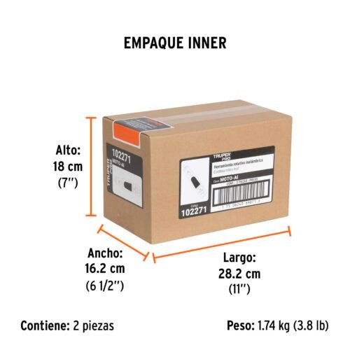 102271 - Herramienta rotativa inalámbrica 7.2V, TRUPER PRO