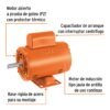 102301.2 102301 - Motor eléctrico monofásico de 1/4 HP, baja velocidad, Truper