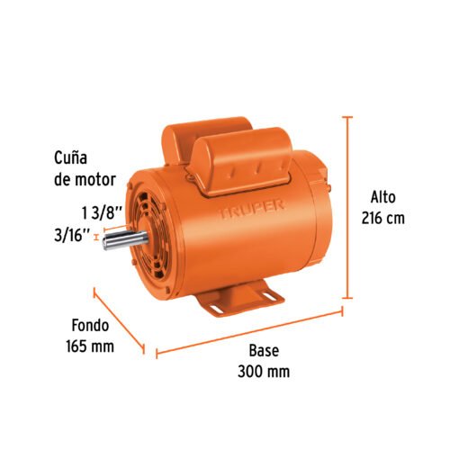 102312.1 102312 - Motor eléctrico monofásico de 1 1/2 HP, alta velocidad