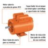 102313.2 102313 - Motor eléctrico monofásico de 2 HP, alta velocidad, Truper
