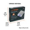 102316 - Báscula electrónica de precisión, de bolsillo, 500 g, Truper