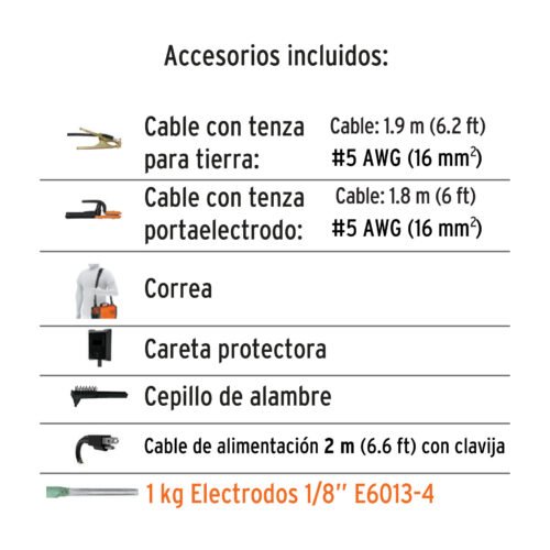 102322 - Mini soldadora inversora 130A, 127V, TRUPER