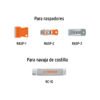 102361.2 102361 - Caja con 100 cuchillas de repuesto para RASP-3,2,1 y NC-10