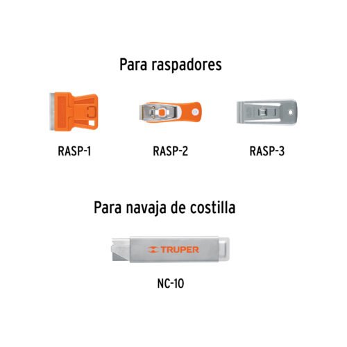 102361.2 102361 - Caja con 100 cuchillas de repuesto para RASP-3,2,1 y NC-10