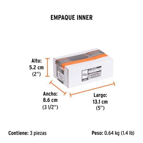 102361.6 102361 - Caja con 100 cuchillas de repuesto para RASP-3,2,1 y NC-10