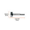 102372 - Broca forstner 35 mm para madera, TRUPER