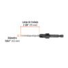 102376.2 102376 - Broca avellanadora #8 para madera, 11/64", TRUPER