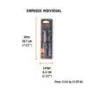 102377.3 102377 - Broca avellanadora #10 para madera, 3/16", TRUPER