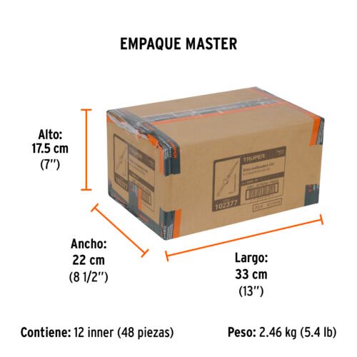 102377.5 102377 - Broca avellanadora #10 para madera, 3/16", TRUPER