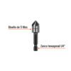 102380.1 102380 - Avellanador HSS cambio rápido 1/2", Truper