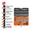 102388 - Juego de 54 herramientas cuadro 1/4" std y mm para mecánico