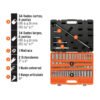 102389 - Juego de 73 herramientas cuadro 3/8" std y mm para mecánico