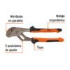 102393 - Pinzas de extensión 8" mango Comfort Grip, Truper Expert