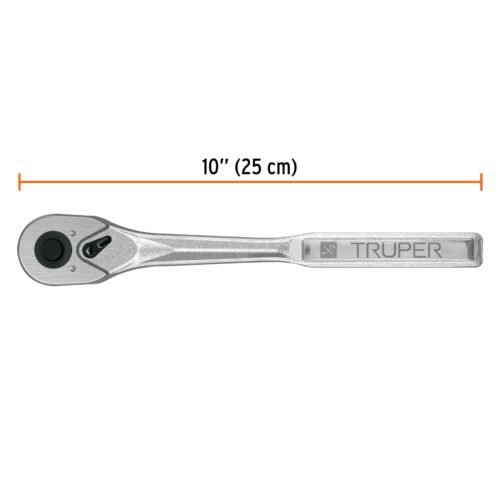 102401 - Matraca liberación rápida 72 dientes, cuadro 1/2", Truper