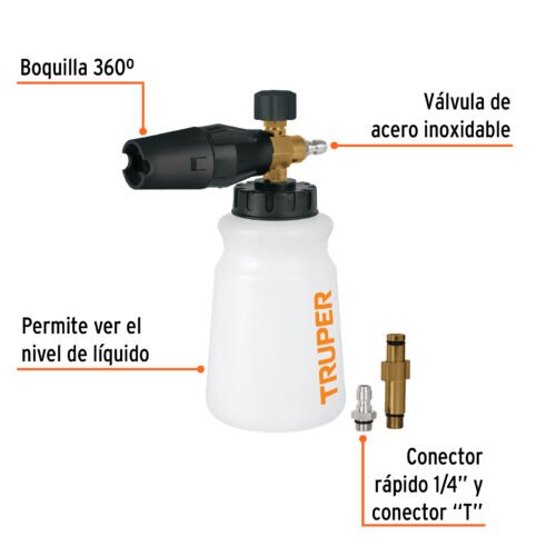 102403 - Dispensador con cañon lanza espuma para hidrolavadora