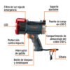 102404 - Linterna reflectora LED 900 lm, recargable, TRUPER
