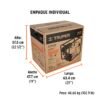 102405 - Motobomba autocebante 4"x4", gasolina 15HP, agrícola, TRUPER