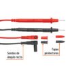 102406 - Juego de cables de prueba para multímetro, Truper
