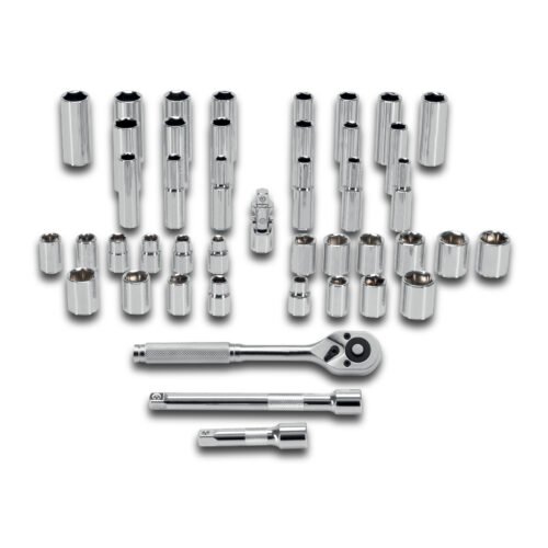 102410 - Juego de 45 herramientas cuadro 3/8" std y mm para mecánico