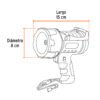 102418 - Linterna reflectora LED 2000 lm, recargable, TRUPER