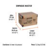 102418 - Linterna reflectora LED 2000 lm, recargable, TRUPER