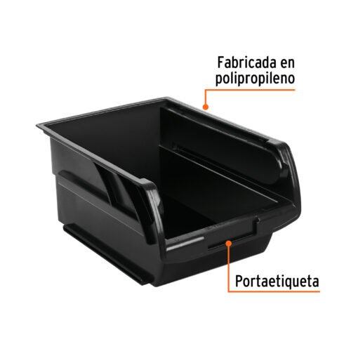 102437 - Gaveta apilable #3.5 de plástico, 29 x 19 x 13 cm, TRUPER