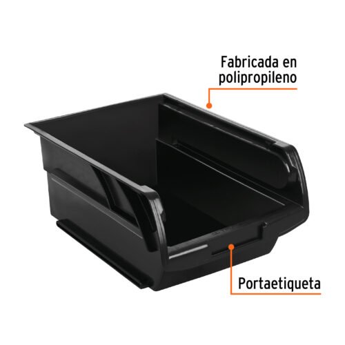 102438.1 102438 - Gaveta apilable #4.5 de plástico, 38.5 x 24 x 17 cm, TRUPER