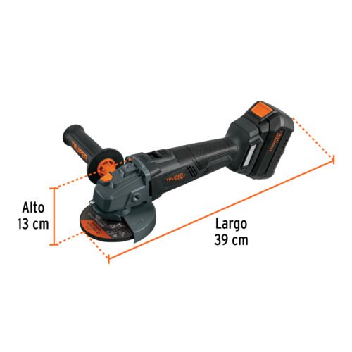 102449 - Esmeriladora 4-1/2", 20V, 1 batería 4Ah, MAX