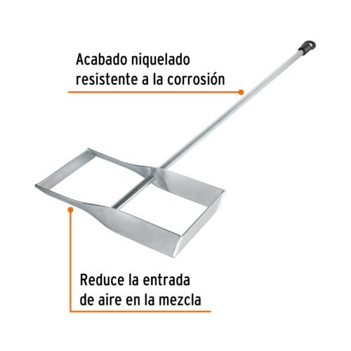 102462 - Revolvedor para mortero, 210mm de diámetro, TRUPER