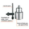 102476.1 102476 - Broquero 1/2" con llave, cuerpo estriado, TRUPER EXPERT