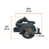 102480.3 102480 - Sierra circular 6-1/2", 20V, 1 batería 4Ah, MAX